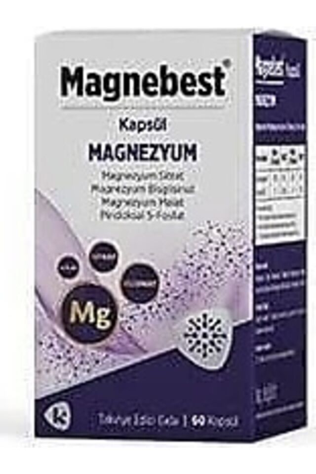 Magnebest Magnezyum 60 Kapsül