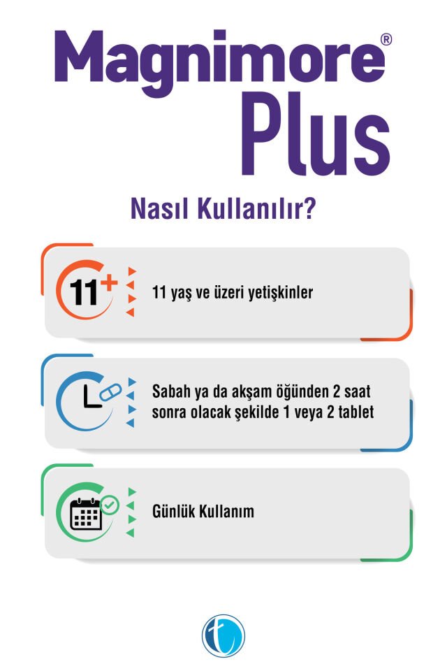 Magnimore Plus Magnezyum 90 Tablet