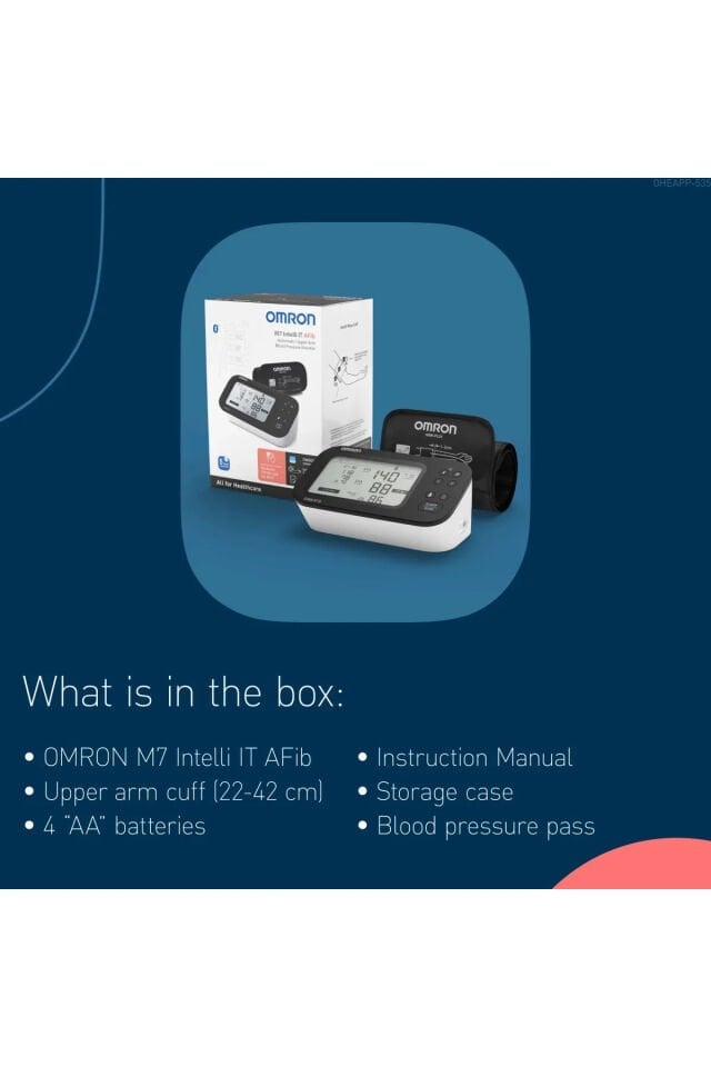 M7 Intelli IT Af (Fibrilasyon) HEM-7380T1-EBK Koldan Ölçer Tansiyon Aleti