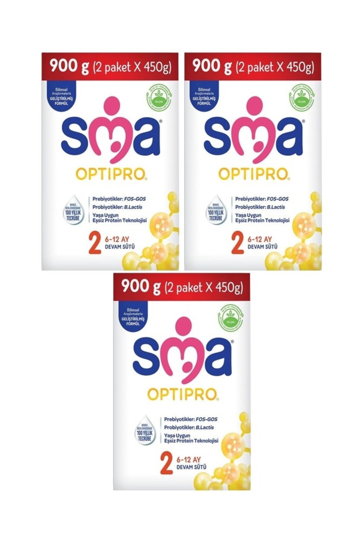 OPTIPRO 2 Numara 900 GR 3`lü Avantaj Paketi (2700 GR)