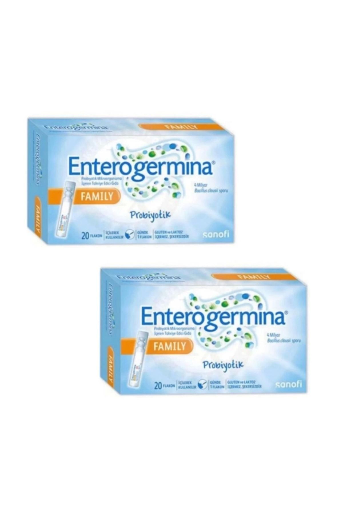 Family 5 ml x 20 Flakon 2 Li Mutlu Aile Paketi