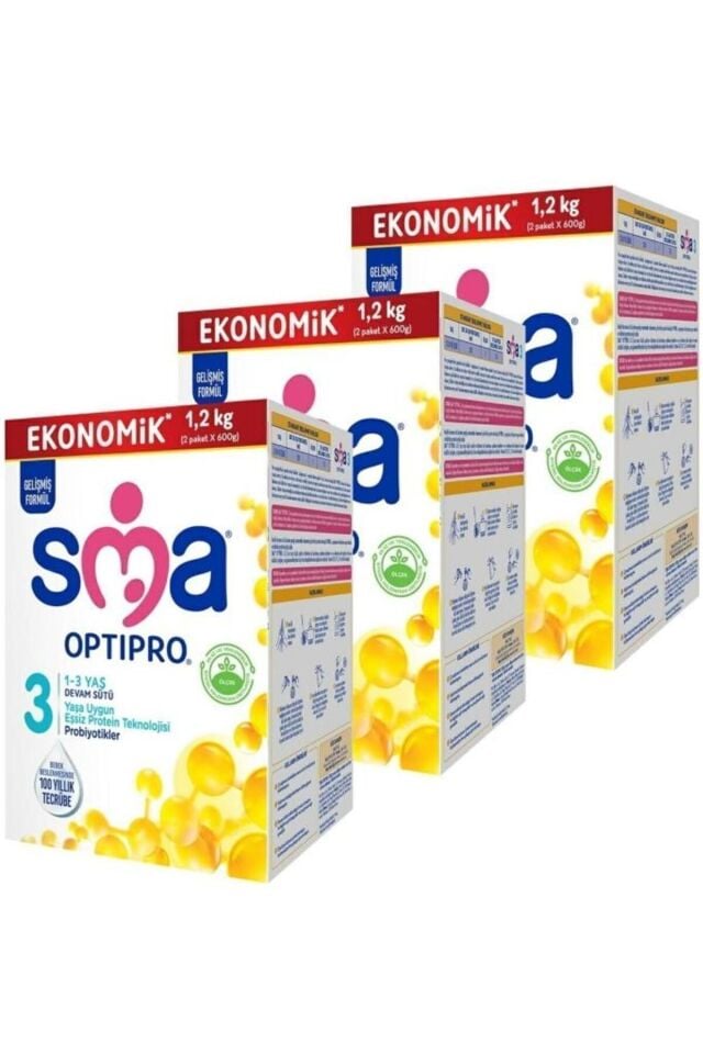 Optipro 3 Probiyotik Devam Sütü 1200 gr 3 Adet