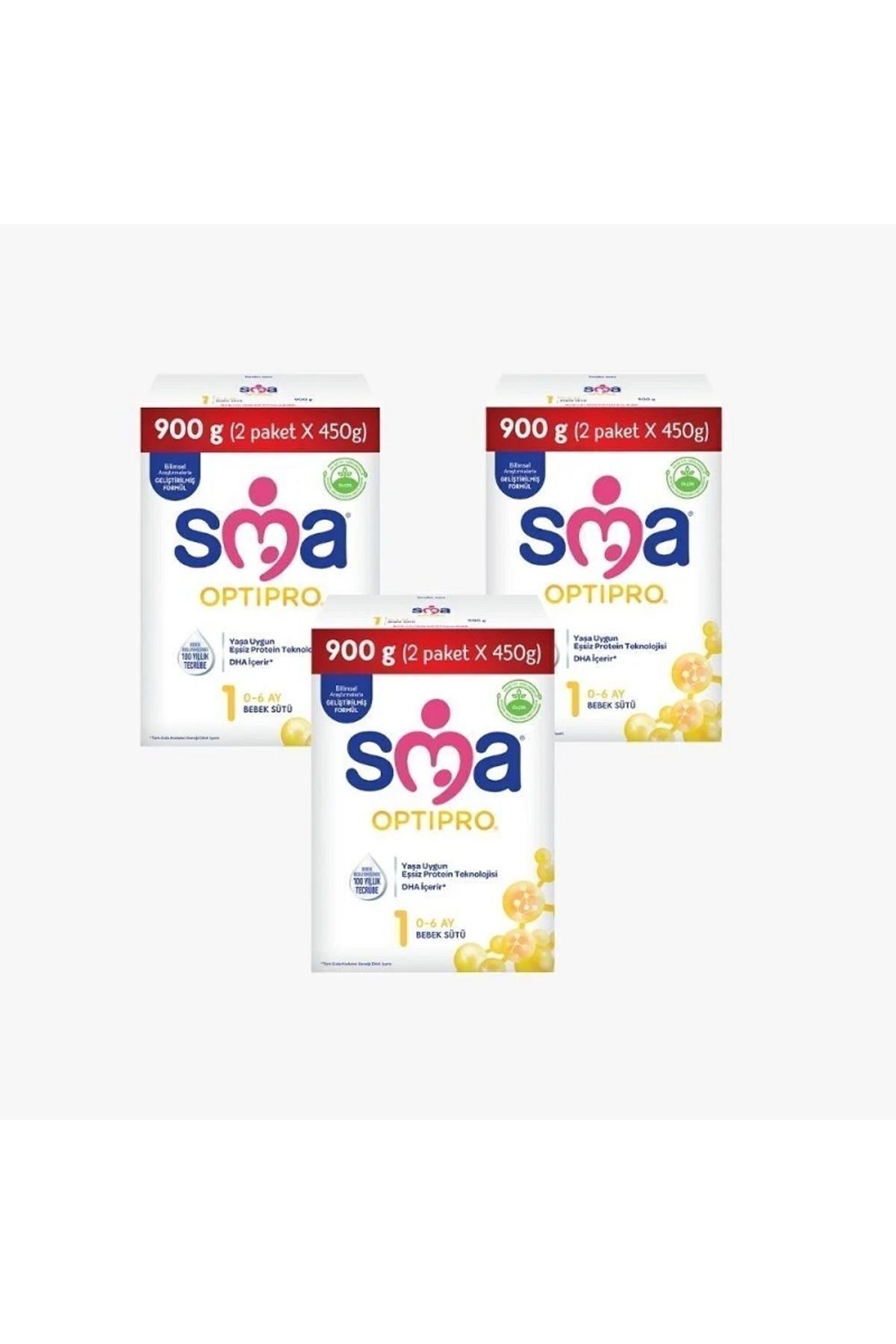 Optipro 1 Probiyotik Bebek Sütü 3'lü 900 gr