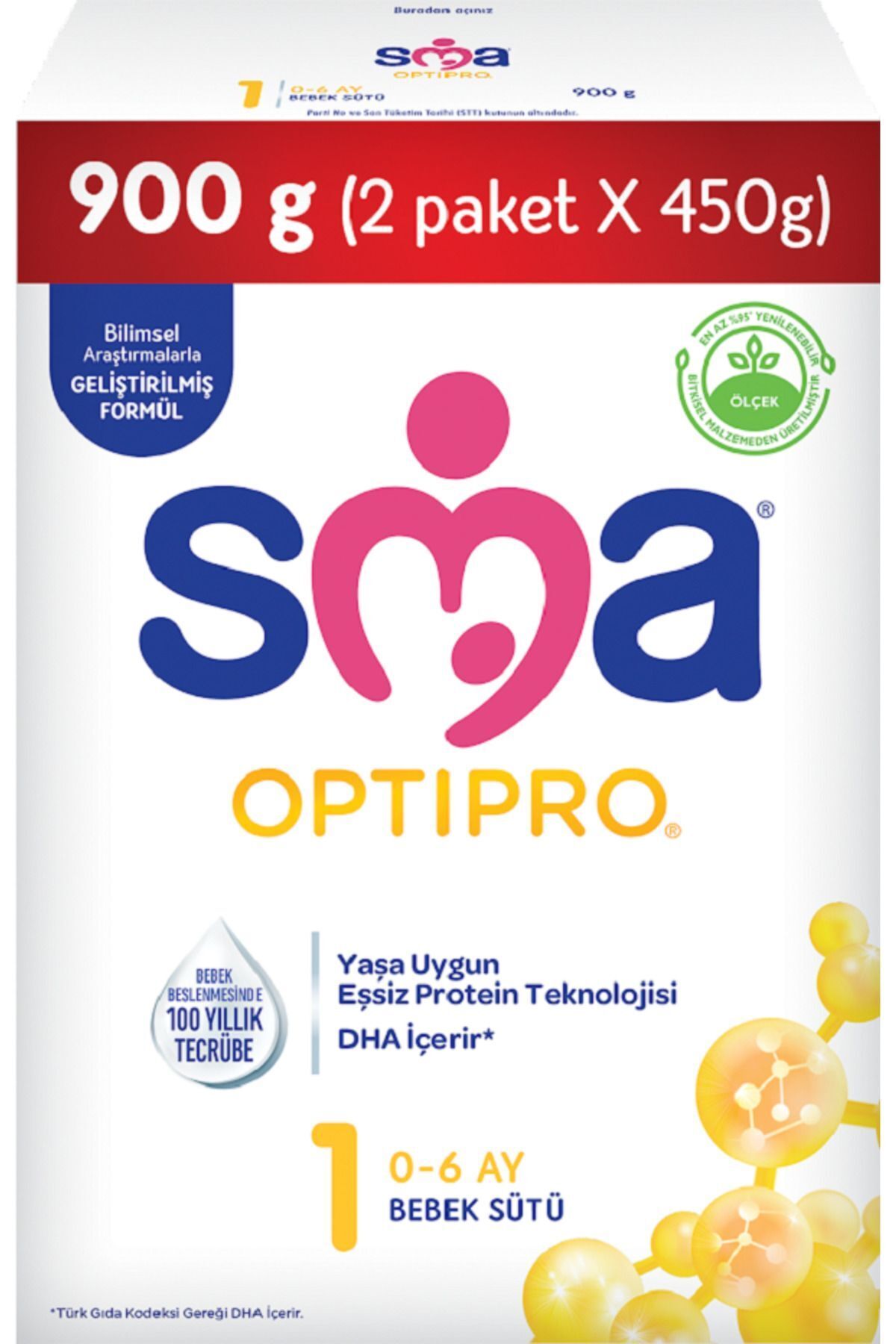 Optipro 1 Devam Sütü 450 gr 2'li