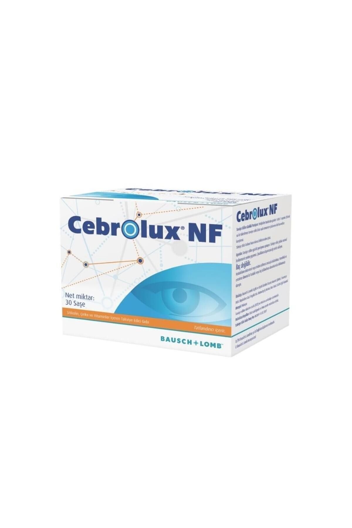 Cebrolux Nf Sitikolin, Çinko Ve Vitaminler Içeren Takviye Edici Gıda 30 Saşe