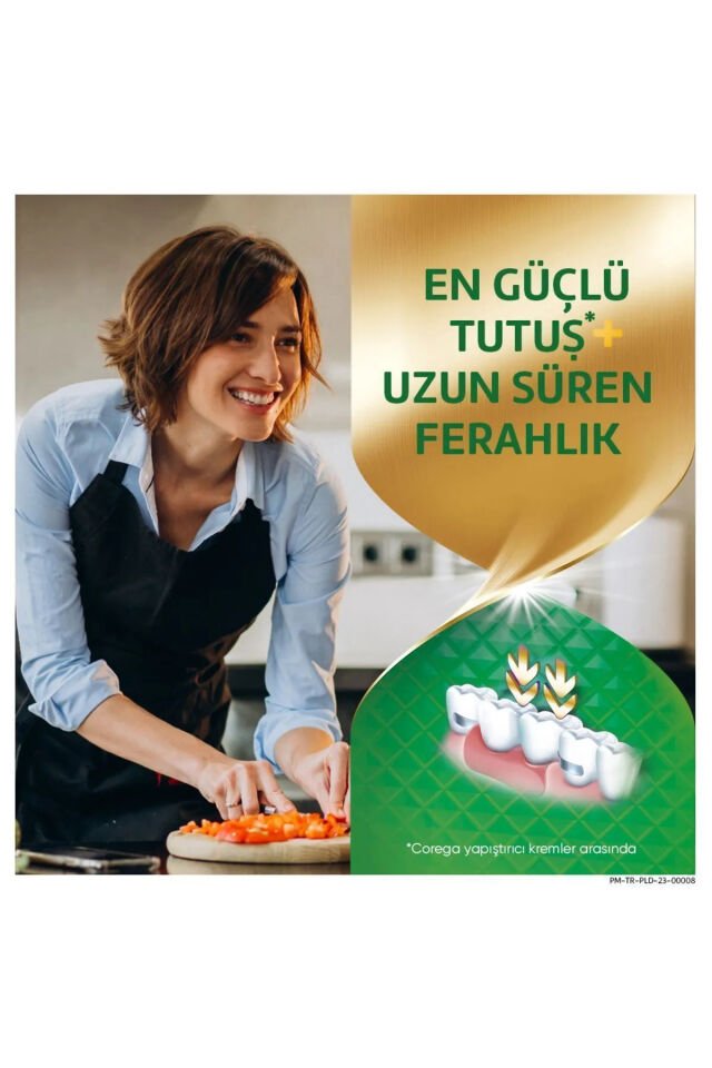 Corega Max Tutuş+Ferahlık Diş Protezi Yapıştırıcı Krem 40g