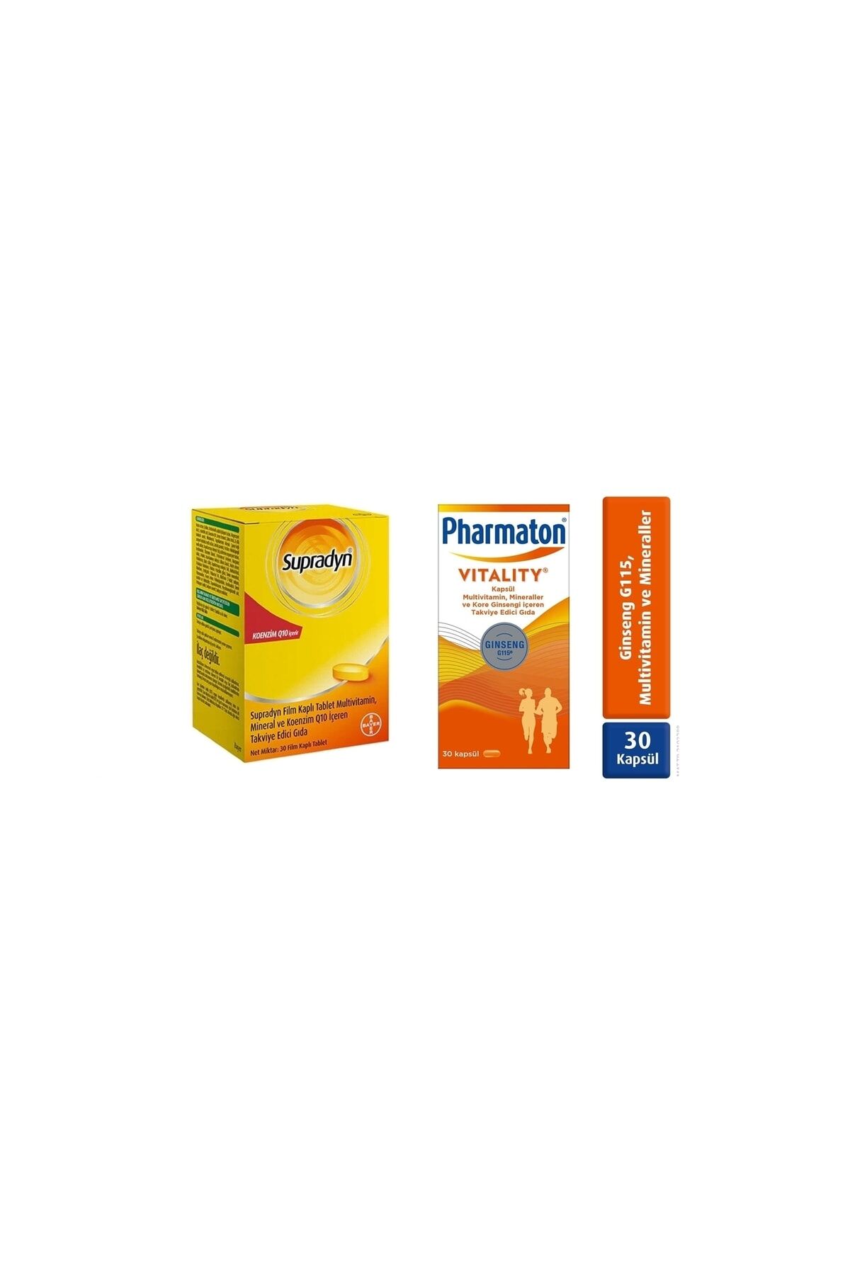 PHARMATON Vıtalıty 30 Tablet - Supradyn Koenzım Q10 30 Tablet Avantajlı Paket