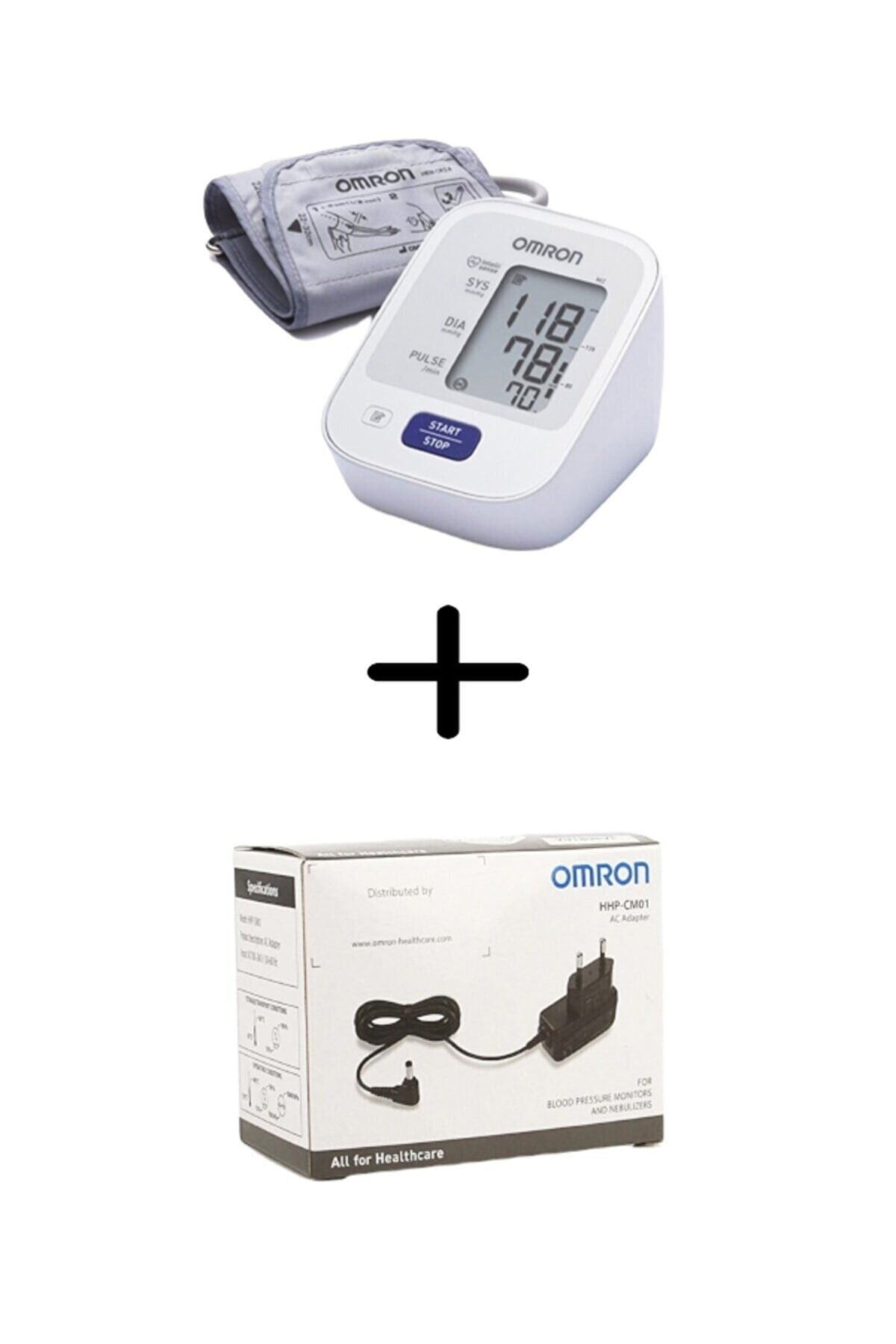 OMRON M2+ HEM-7146-E Tansiyon Aleti+Adaptör Hhp-cm01