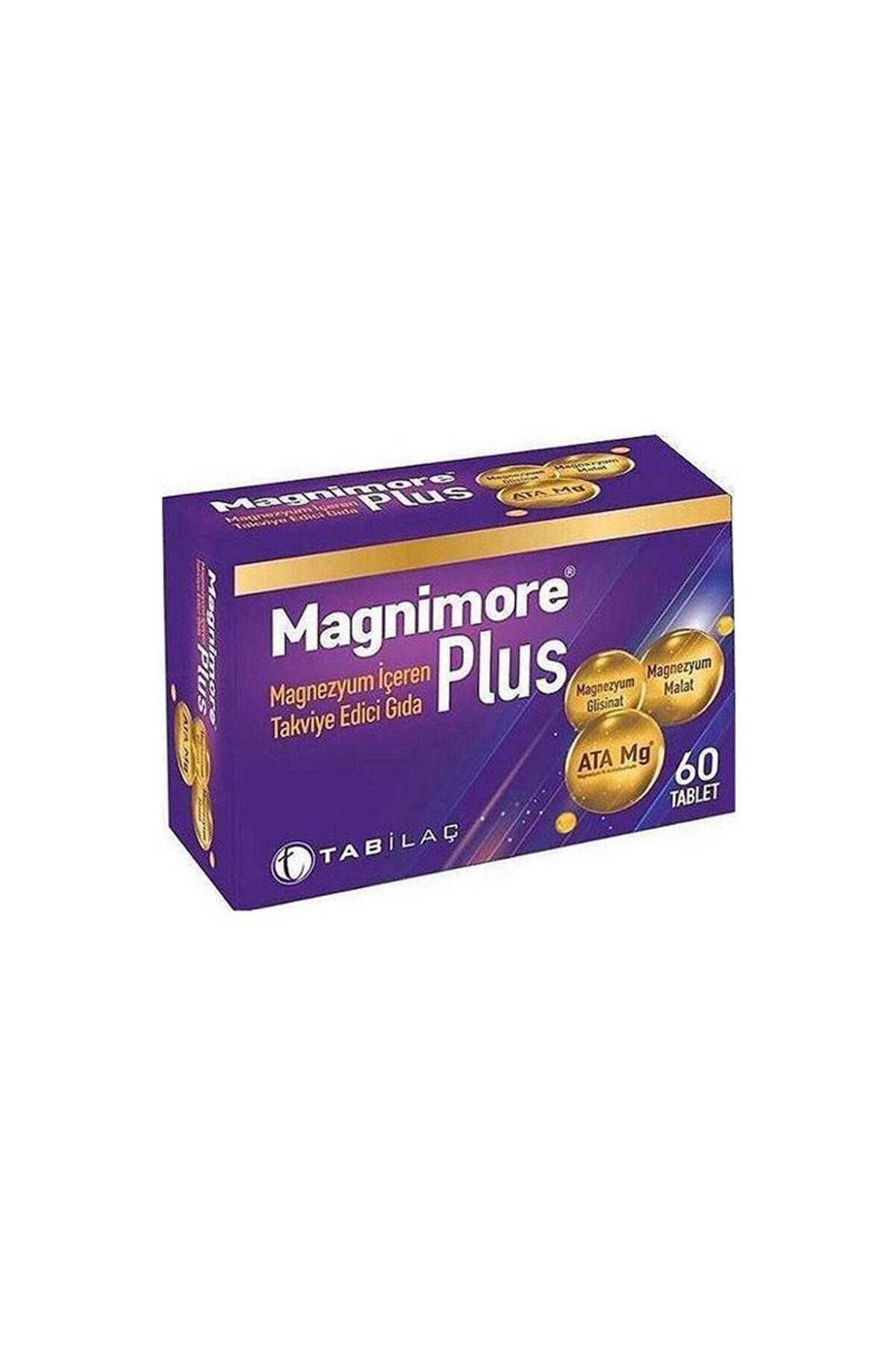 Plus 60 Magnezyum Içeren Takviye Edici Gıda