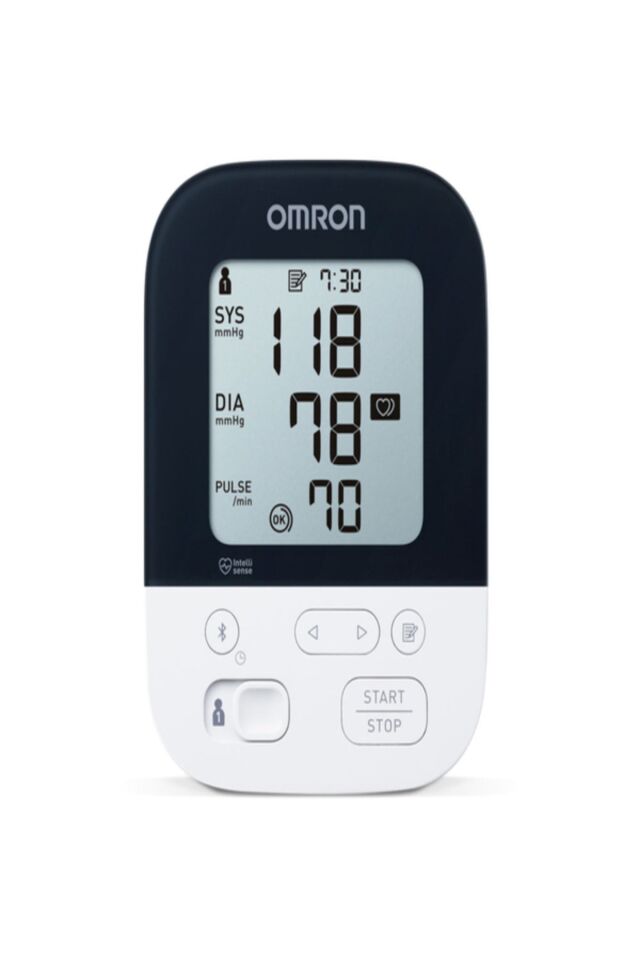 M4 Intelli It Hem-7155t-ebk Tam Otomatik Üst Koldan Ölçer Aleti+adaptör