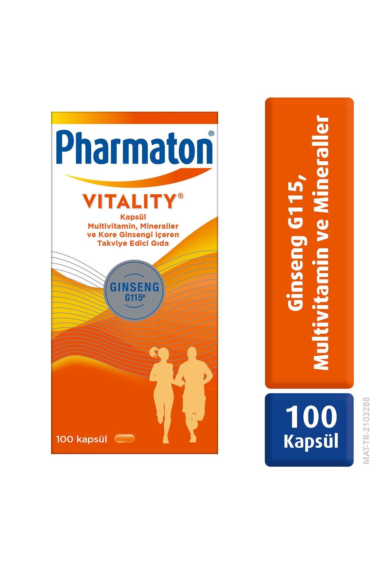 Vitality 100 Kapsül - Ginseng G115, Multivitamin ve Mineraller
