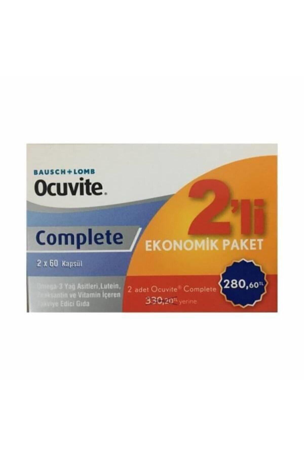 OCUVITE Complete 60 Kapsül - 2li Fırsat Paketi