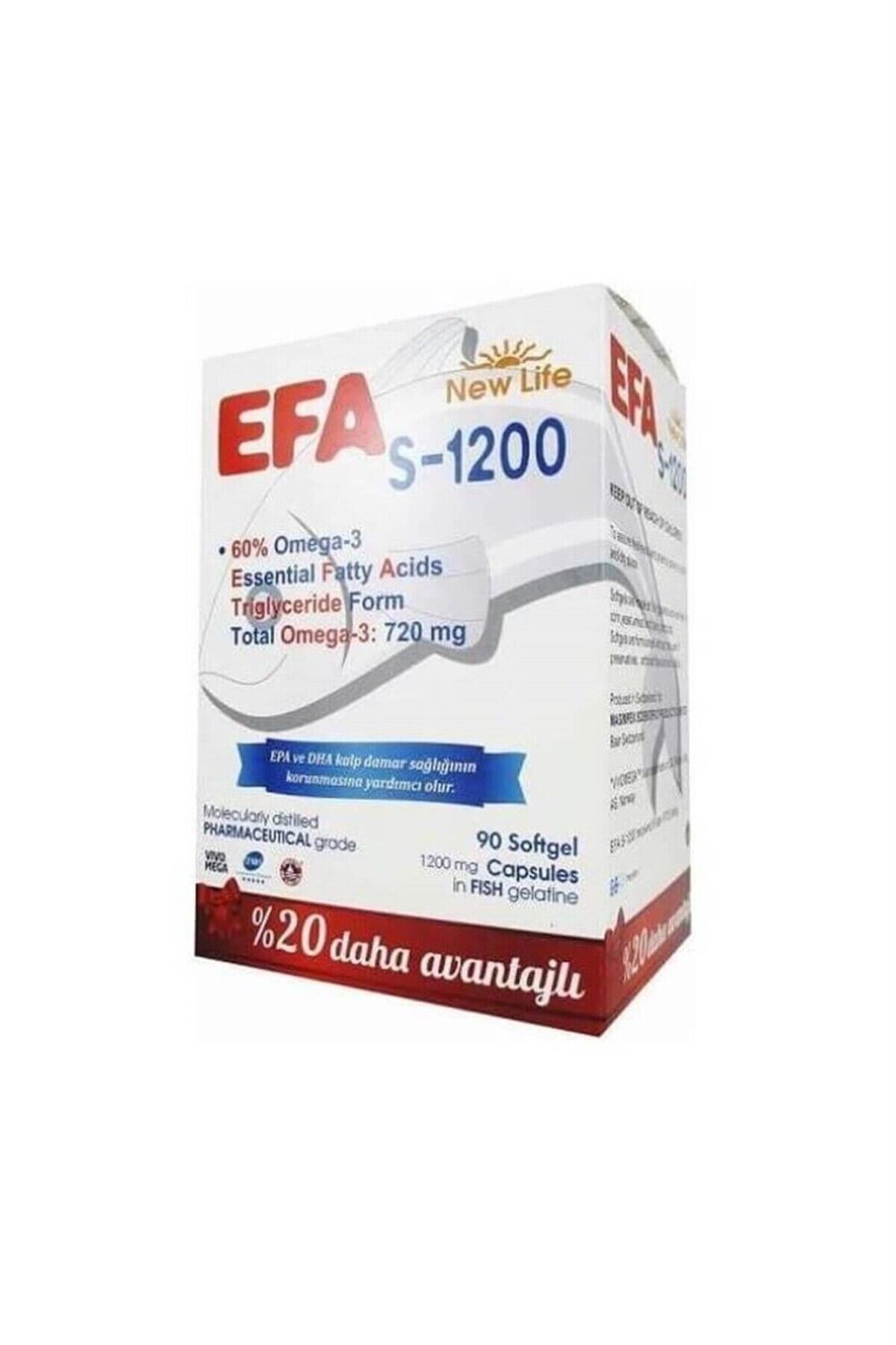 Efa S-1200 Omega-3 90 Kapsül