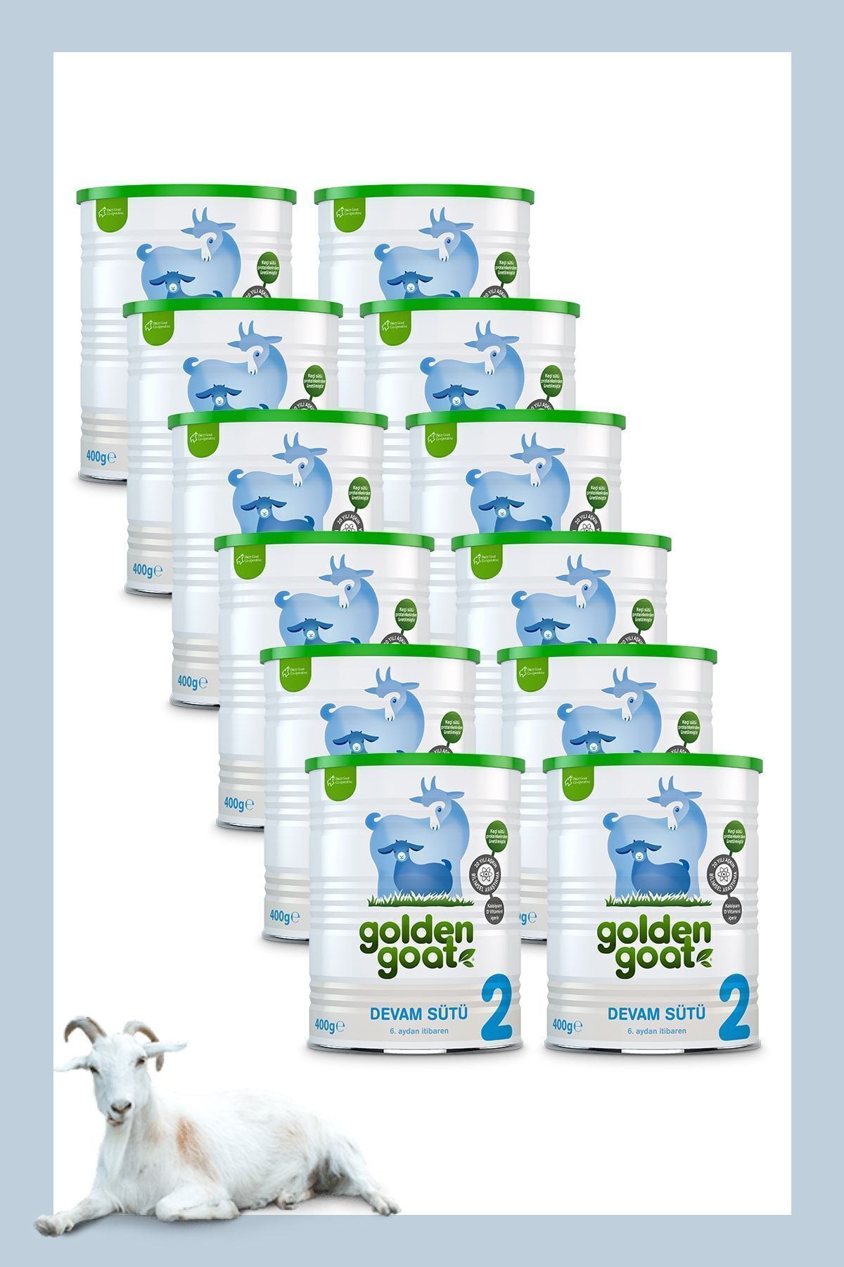 Keçi Devam Sütü 2 Numara 400 Gr 12'li Paket