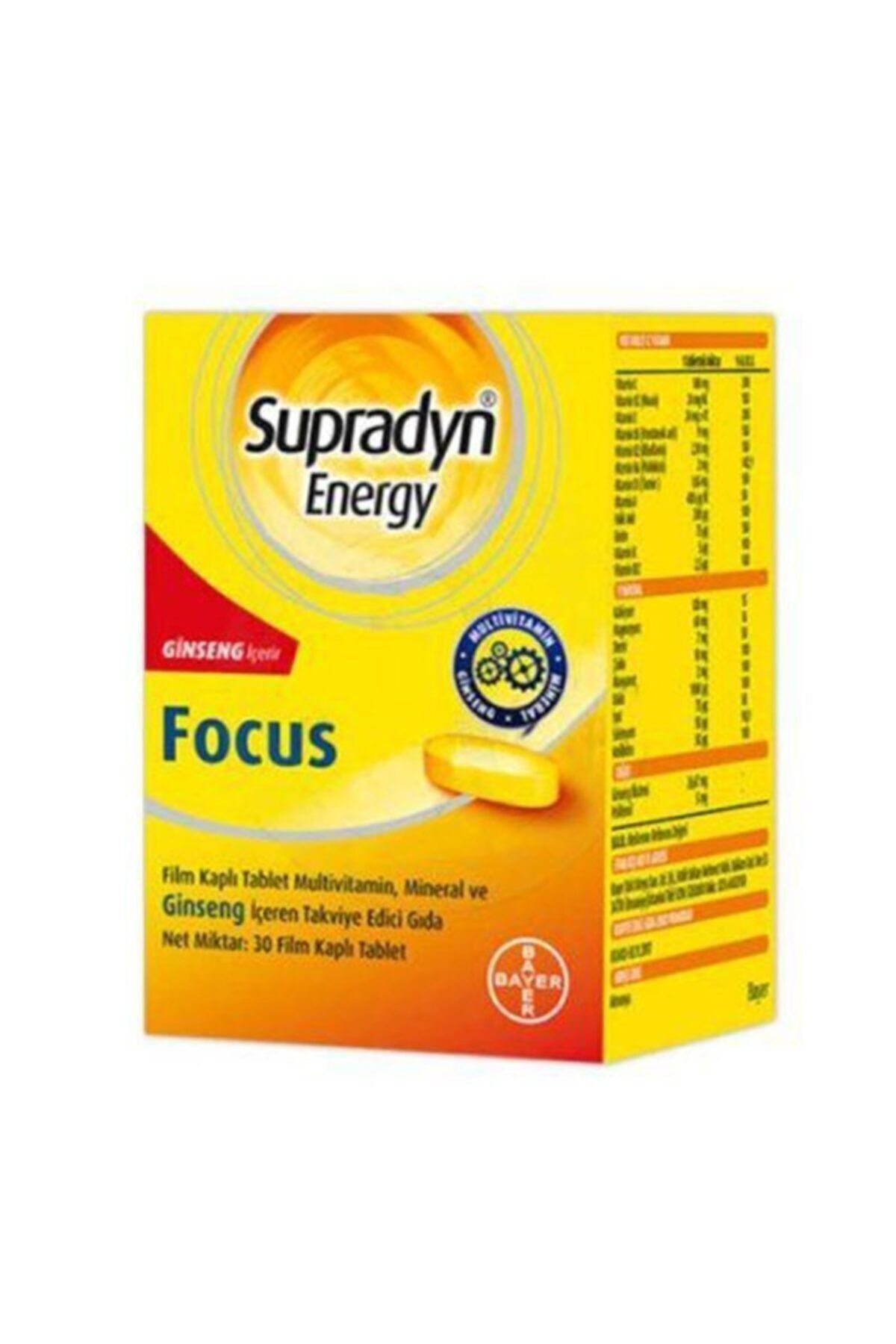 Energy Focus Ginseng 30 Tablet