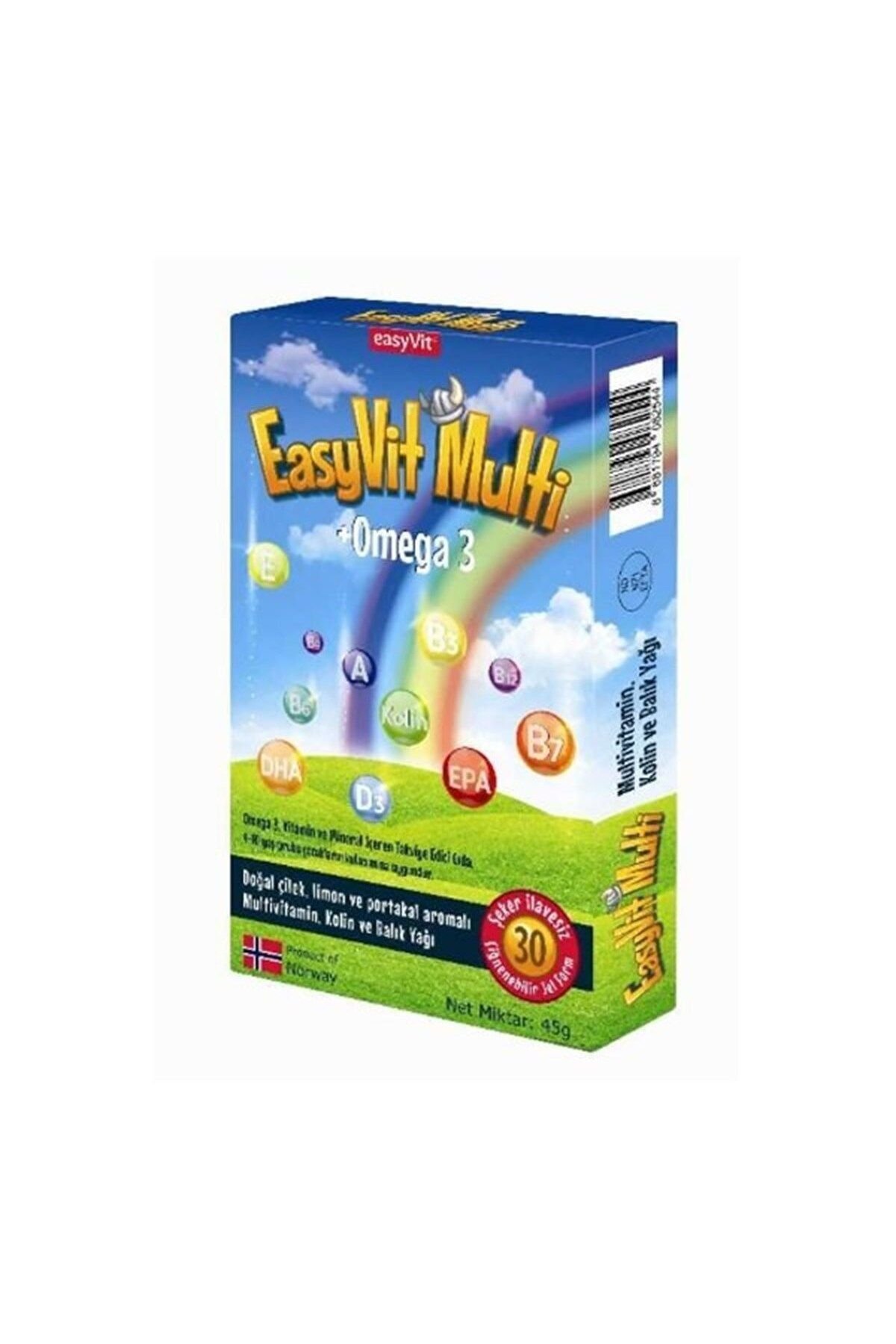 Easyfishoil Multi Çiğnenebilir Jel Form 30 Luk