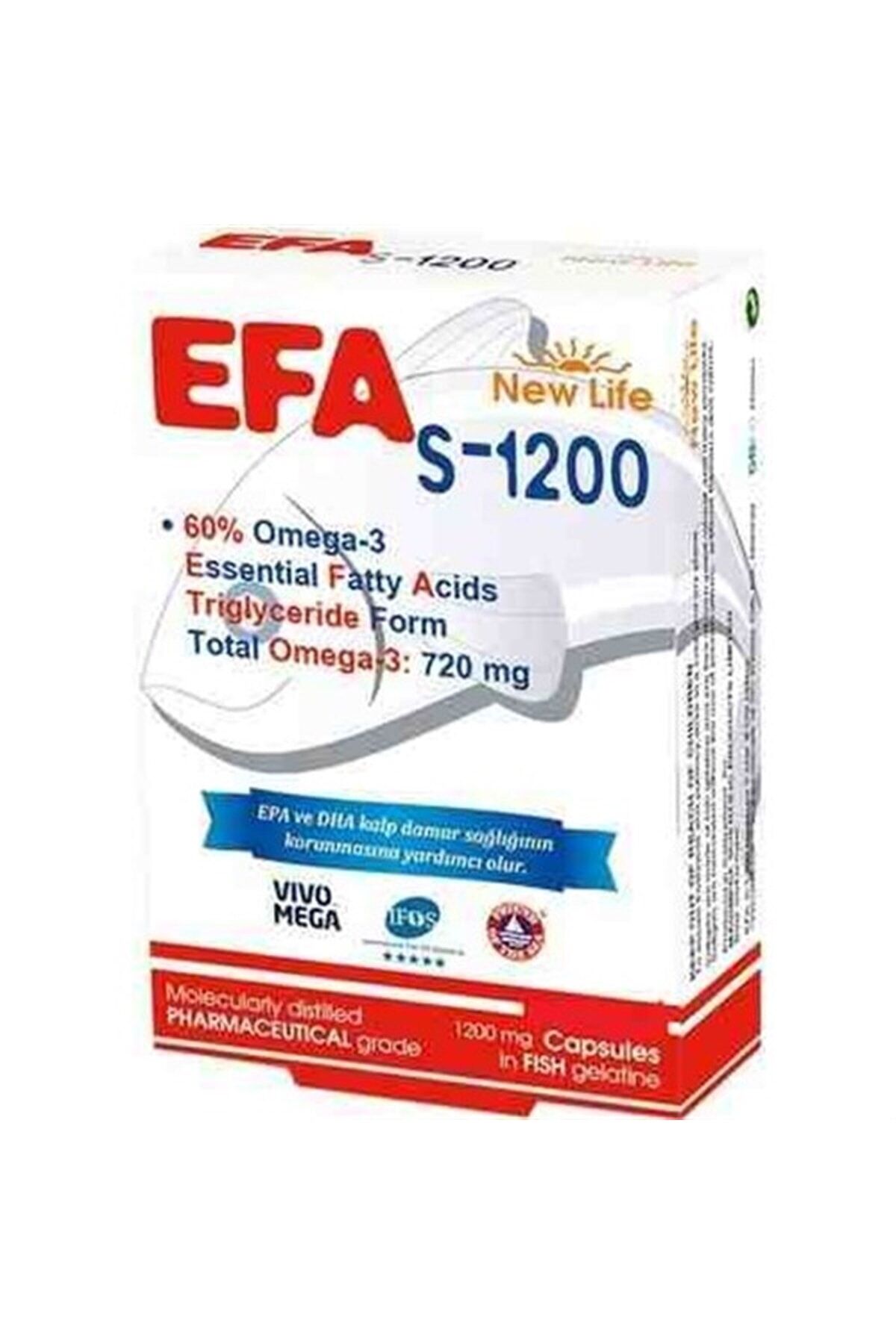 Efa S-1200 Omega3 90 Kapsül