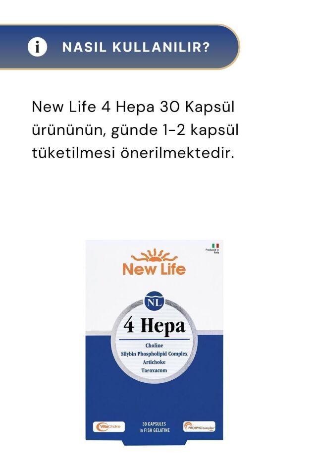 New Life 4 Hepa 30 Kapsül-2 Adet