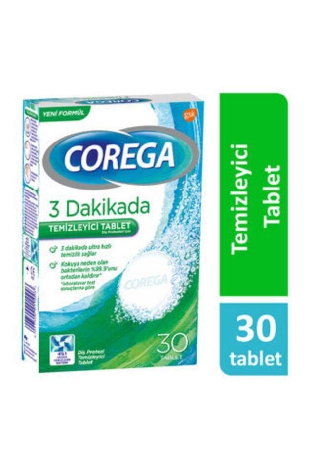 Diş Protez Temizleyici 30 Tablet 2 Adet