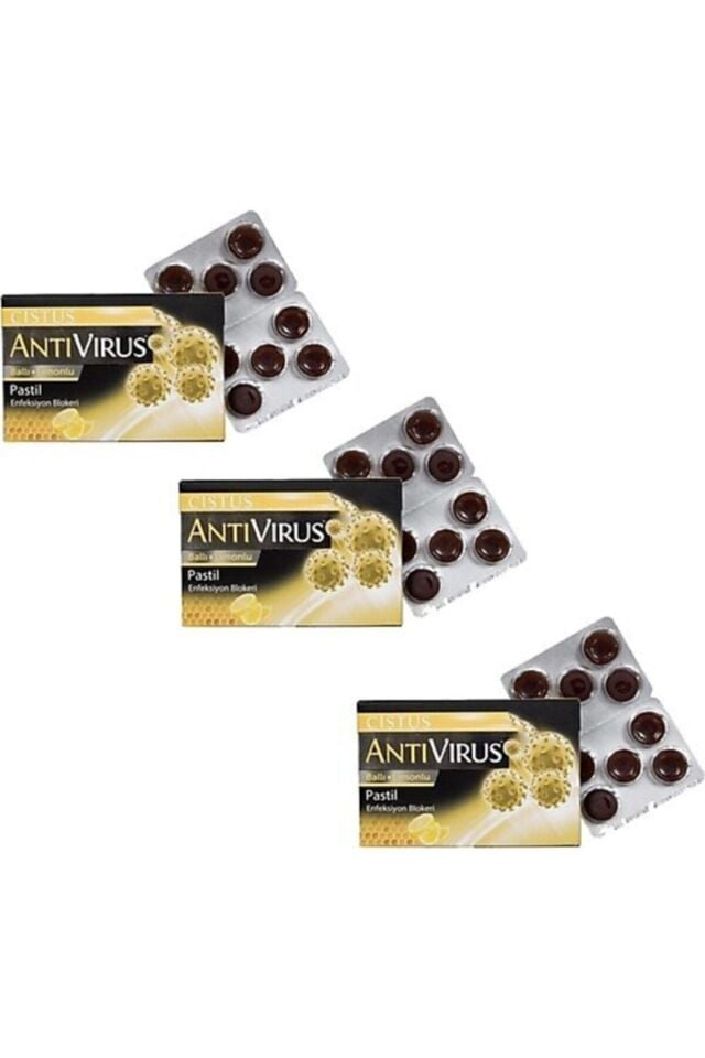Cistus Antivirus Ballı Limonlu 10 Pastil+3 Adet
