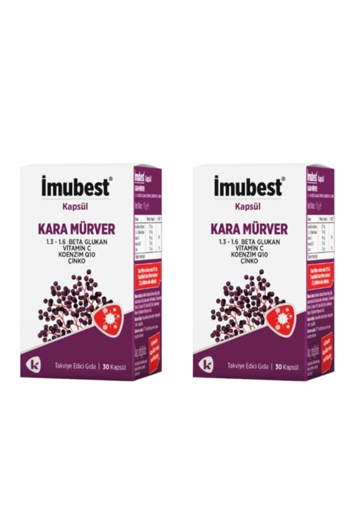 İMUBEST Kara Mürver 30 Kapsül 2 Adet