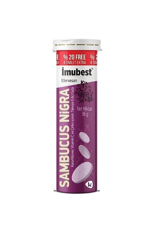 İmubest Sambucus Nigra & Vitamin C & Çinko 24 Efervesan Tablet