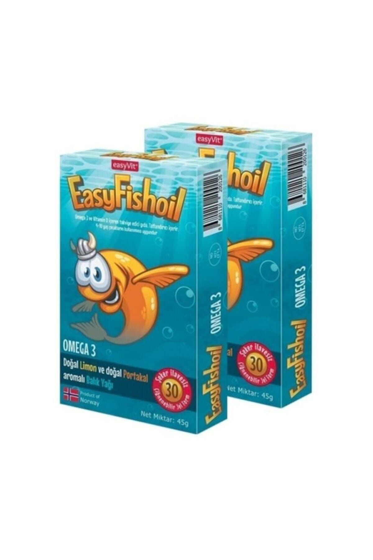 Easy Fish Oil Portakal Aromalı 30 Çiğneme Tableti-2 Adet