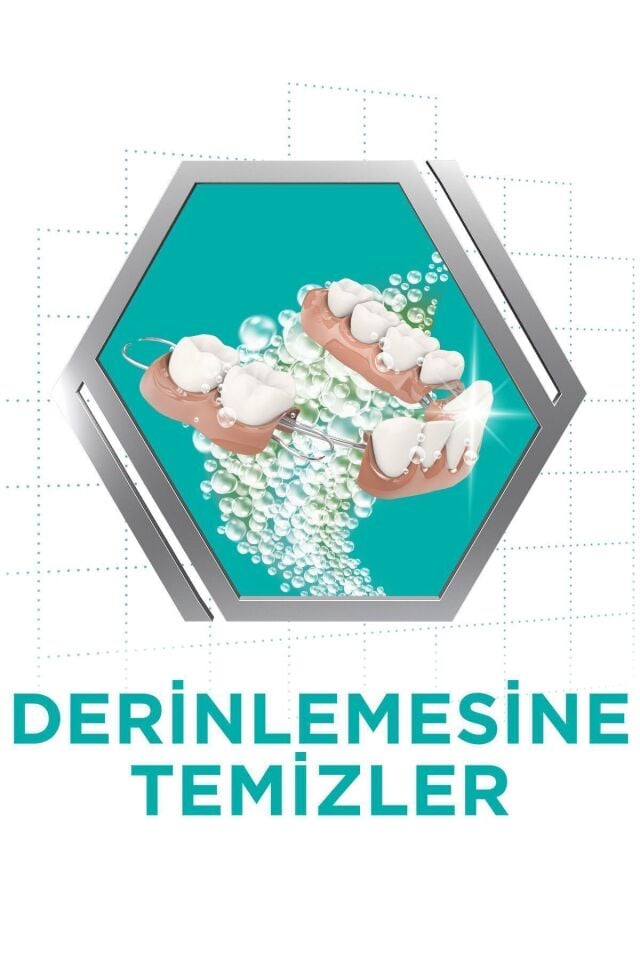 Protez Temizleyici Naneli 30 Tablet 3'lü Paket