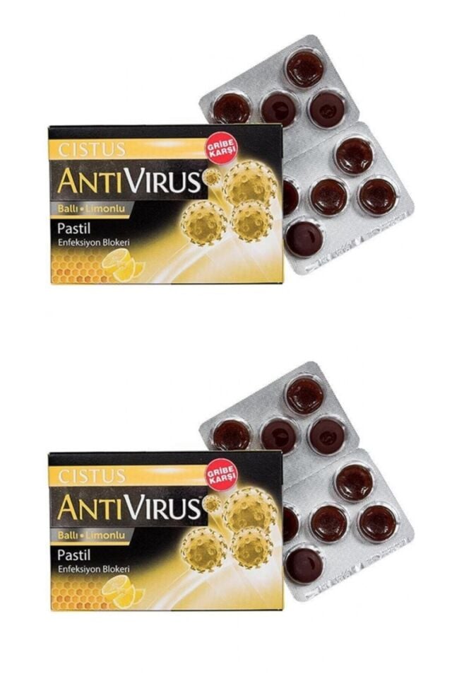 Cistus Antivirus Ballı Limonlu 10 Pastil+2 Adet
