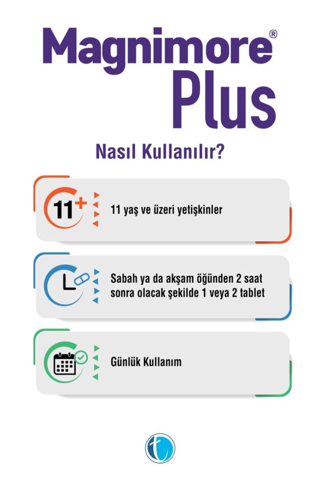 Magnimore Plus Magnezyum 120 Tablet