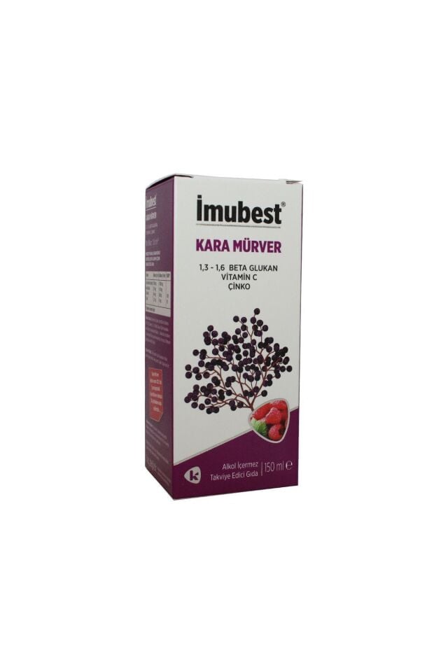 İmubest Kara Mürver 150 ml Şurup