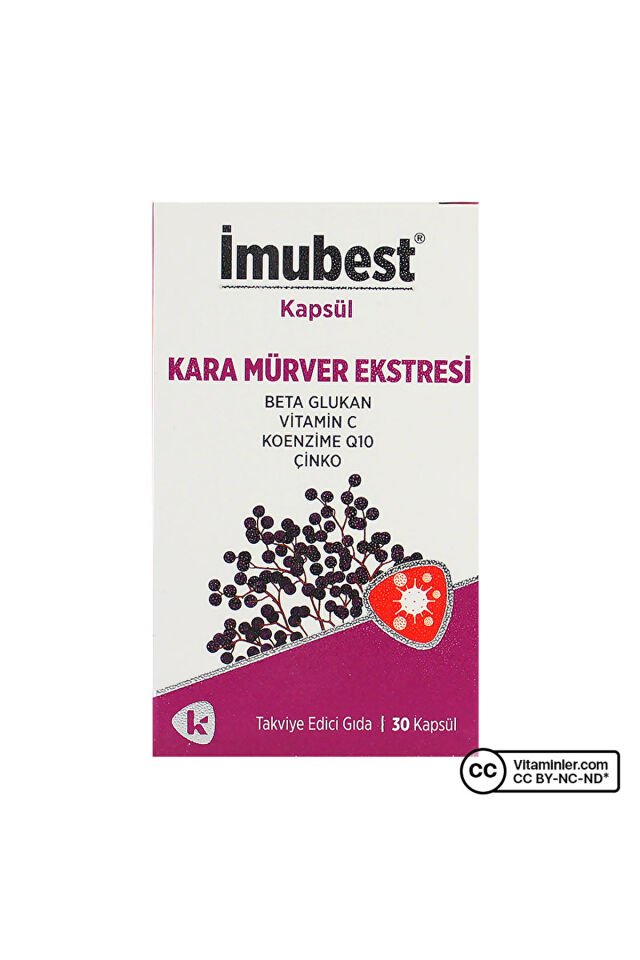 Imubest Kara Mürver 30 Kapsül