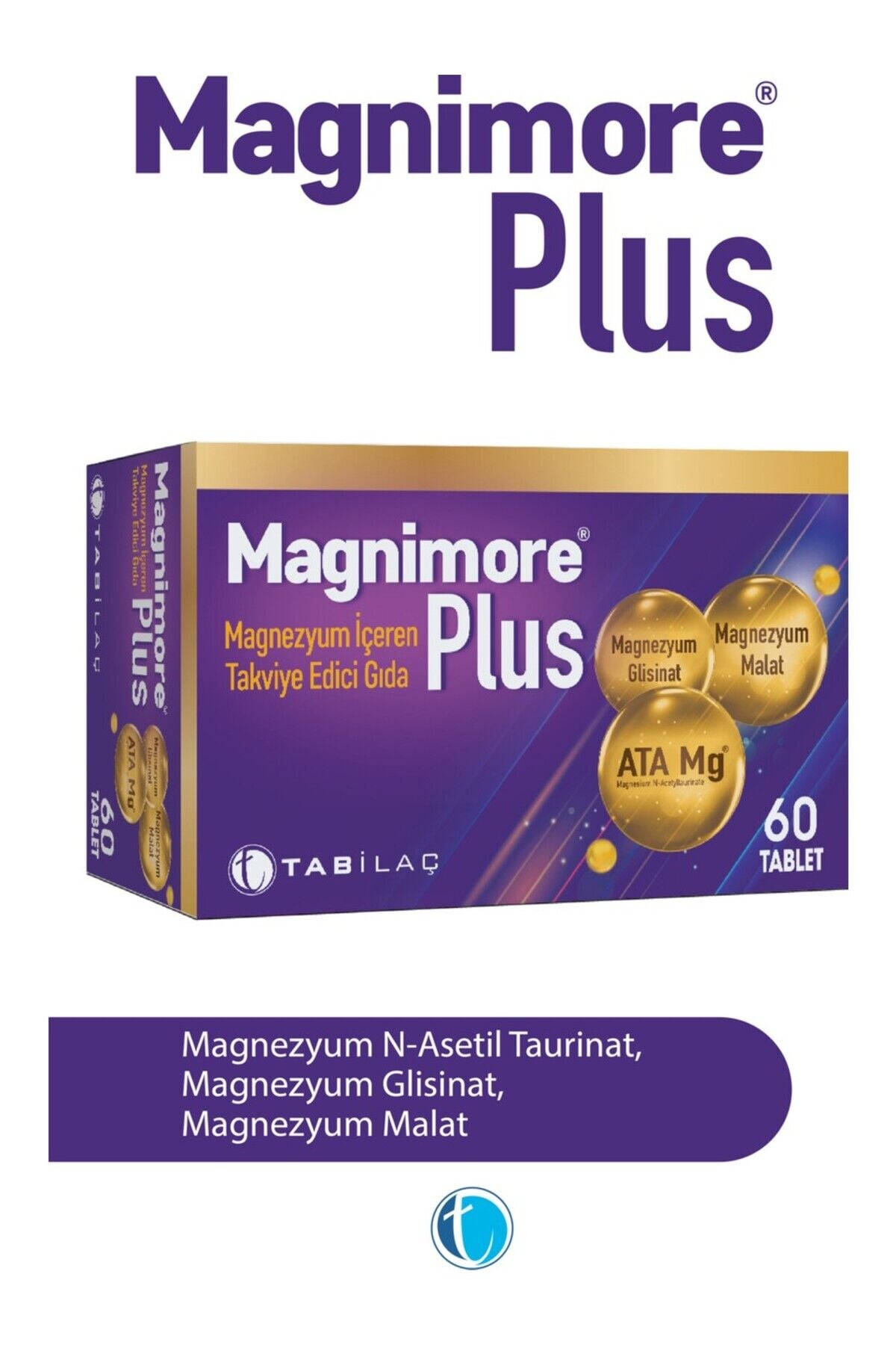 Magnimore Plus Magnezyum 60 Tablet