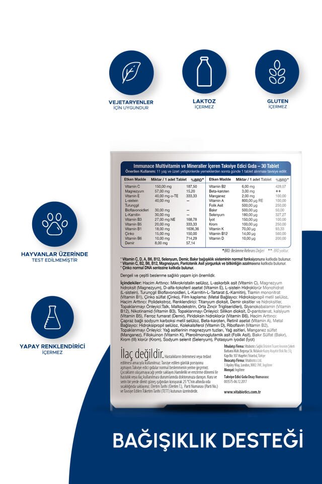 Immunace Multivitamin 30 Tablet