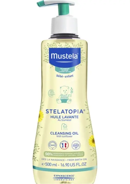 Mustela Stelatopia Huile Lavante Cleansing Oil 500 ml